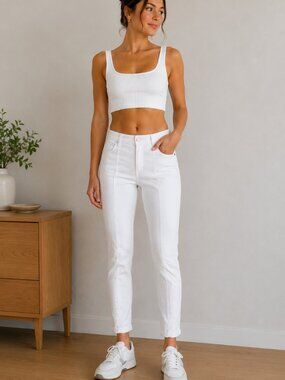 $128 Free People We The Free Feel Alright Pant White Size 27